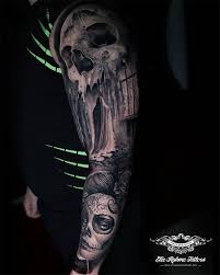 Dö skallar tatuering, Death skull tattoo