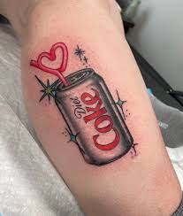 Coca cola tatuering, Coca cola tattoo.