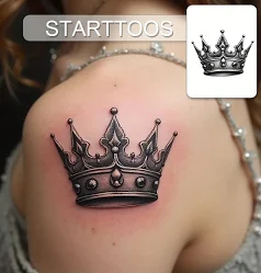 Kung tatuering, King tattoo.